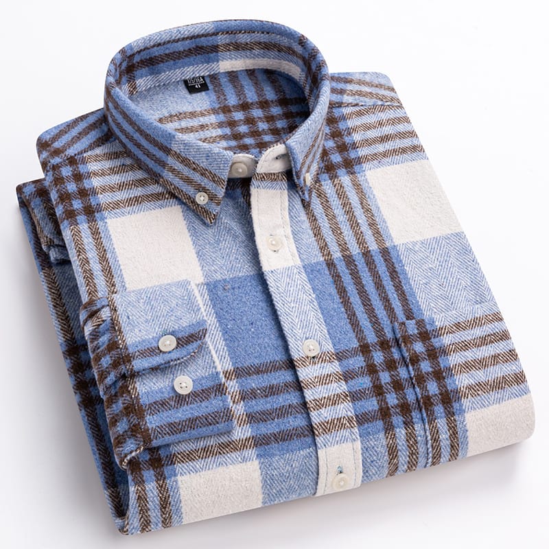 Camicia Harrison a quadri in cotone