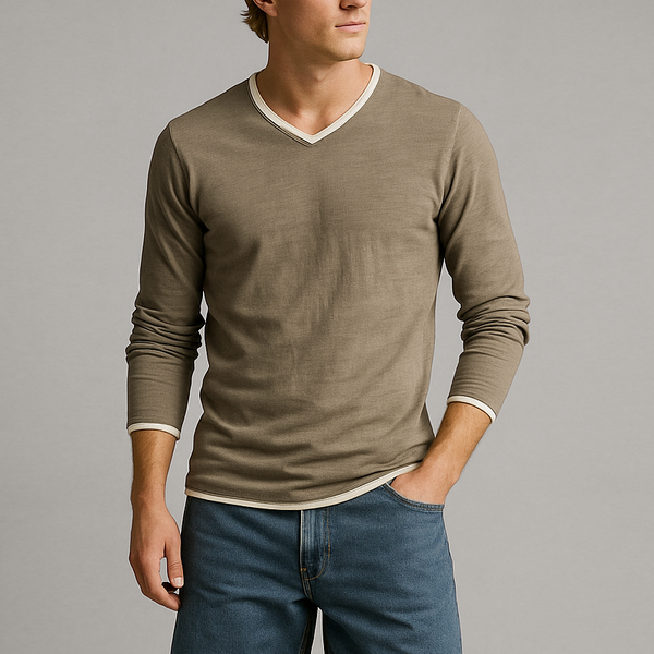Camicia Kaido in cotone a maniche lunghe