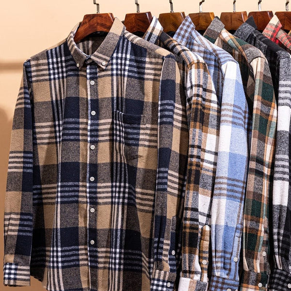 Camicia Harrison a quadri in cotone