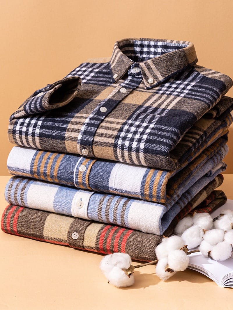 Camicia Harrison a quadri in cotone