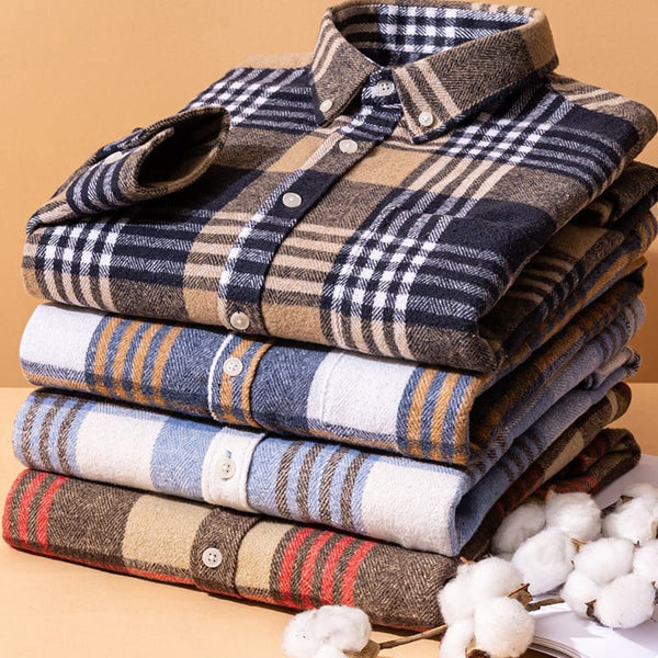 Camicia Harrison a quadri in cotone