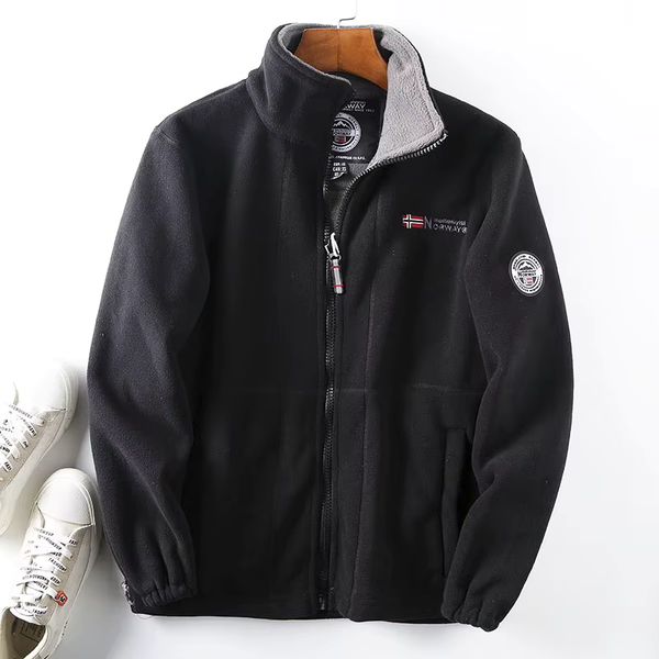 Giacca in pile Oslo con zip intera