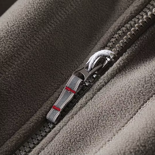 Giacca in pile Oslo con zip intera