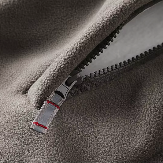 Giacca in pile Oslo con zip intera