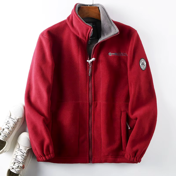 Giacca in pile Oslo con zip intera
