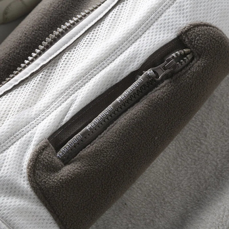 Giacca in pile Oslo con zip intera