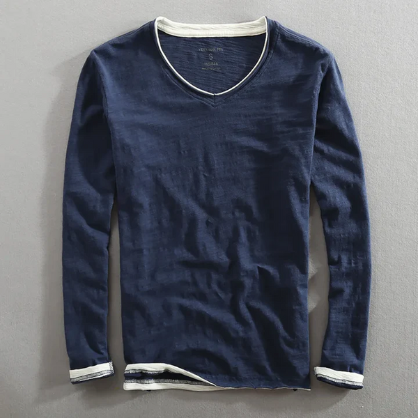 Camicia Kaido in cotone a maniche lunghe