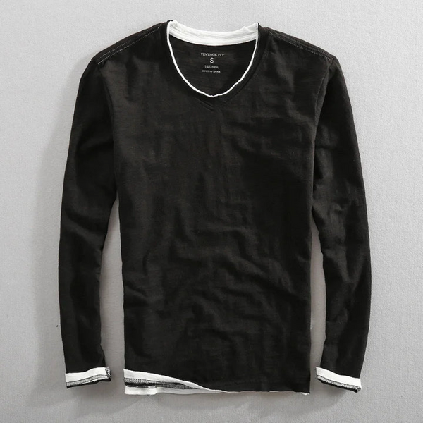 Camicia Kaido in cotone a maniche lunghe