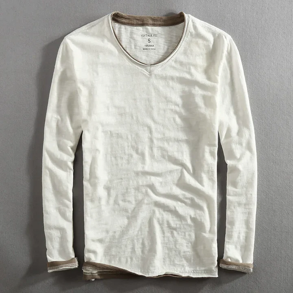 Camicia Kaido in cotone a maniche lunghe